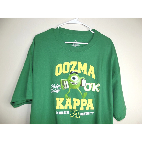 Vtg Disney Oozma Kappa Monsters Univ T-SHIRT - Size 2XL - Mike Wazowski NEW - Picture 3 of 8